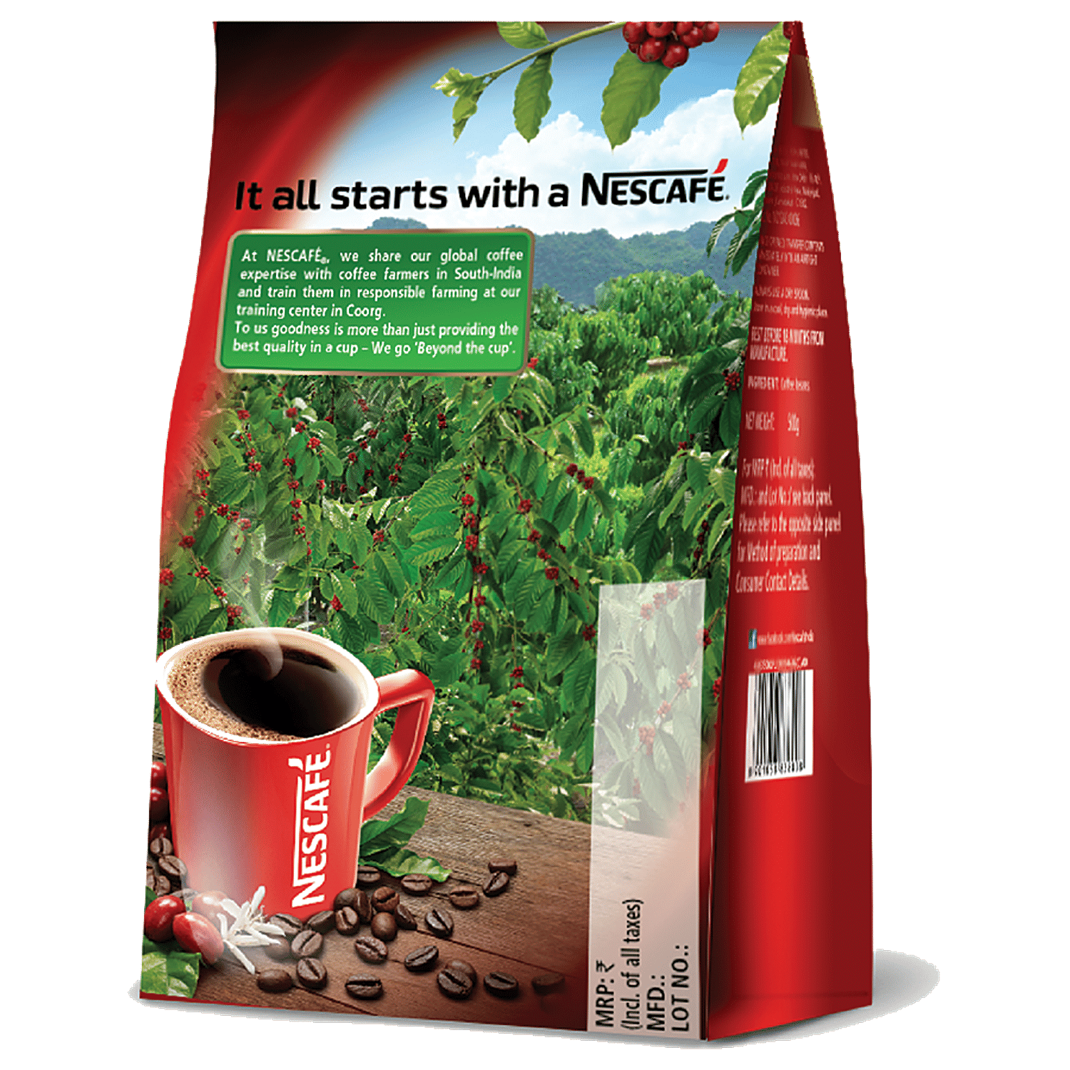 Nescafe Classic 100% Pure Instant Coffee, 500 G Stabilo view 2