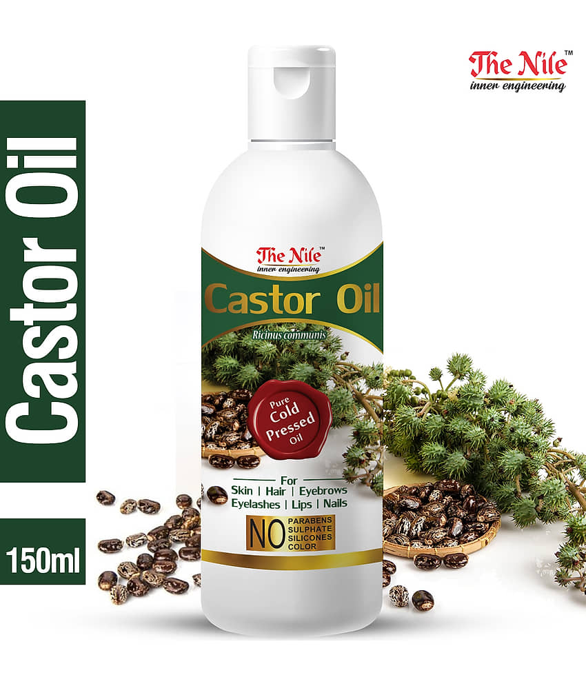 The Nile Castor Oil 150 ML + Coconut Oil 200 ML Hair Oil 350 mL Pack of 2 view 2
