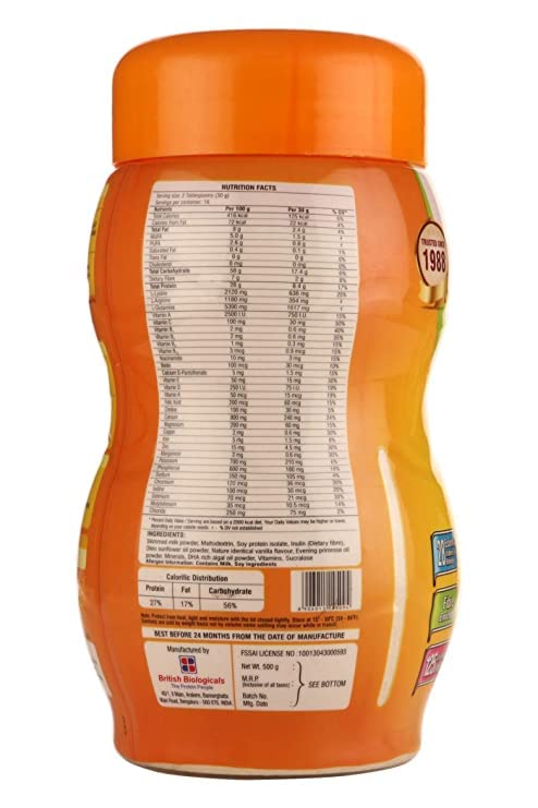 D Protin Powder Vanilla 500 Gms view 2