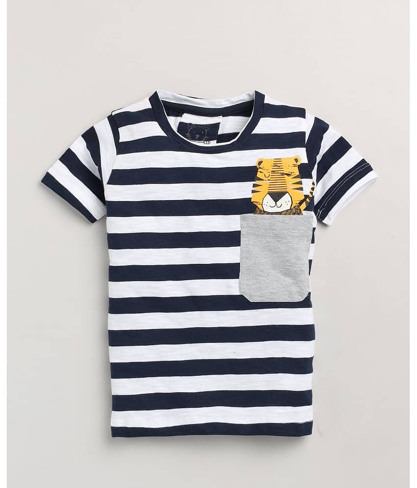 Lazy Shark Pack of 1 Boys Cotton Blend T-Shirt & Shorts Set ( Multicolor ) view 2