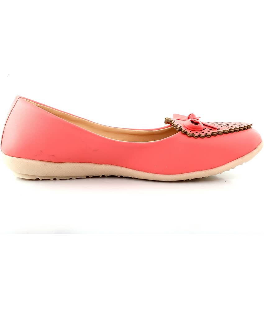 Apratim PeachPuff Ballerinas view 2