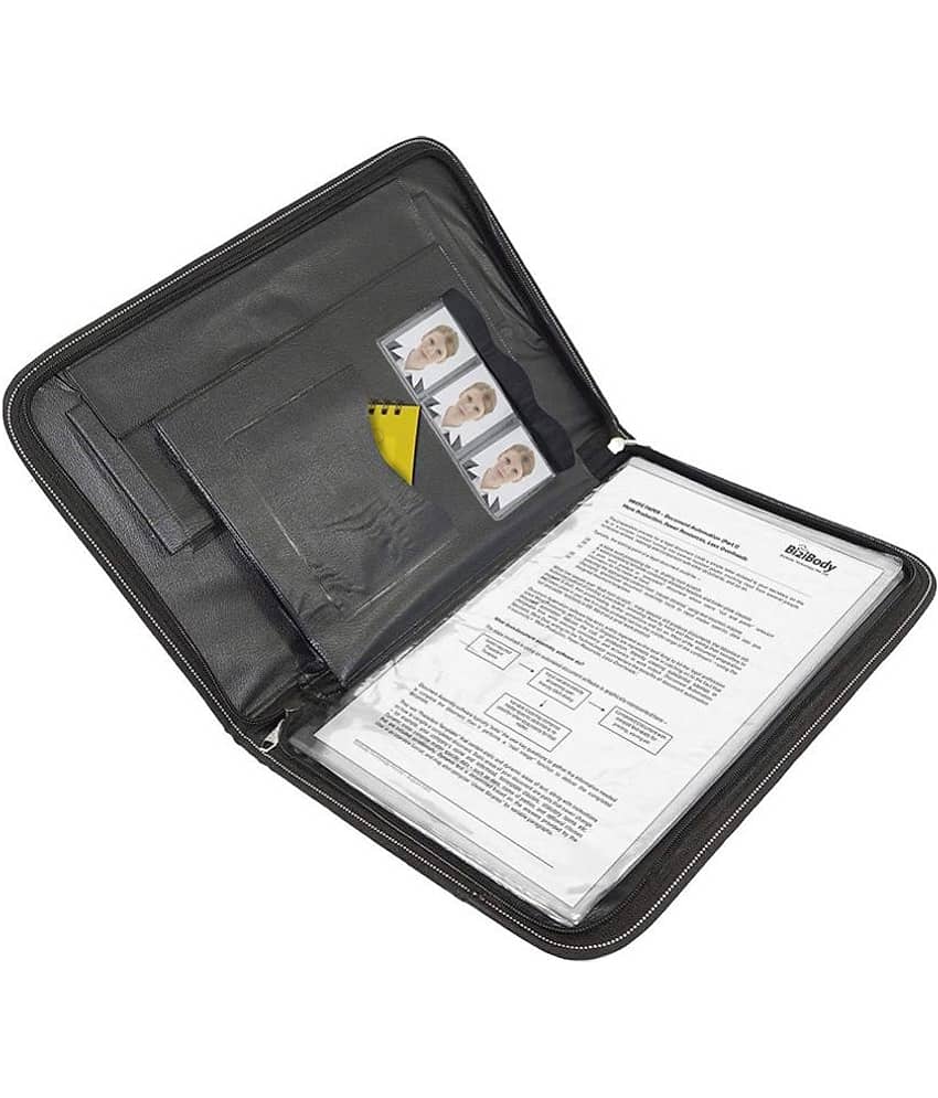 RAVARIYA GRAPHIC - Brown Zip Folder ( Pack of 1 ) view 2