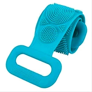 Body Scrubber Belt Bath Brush Silicone Scrub Back Skin Shower Double Exfoliating Massager by GIR FARMER view 2