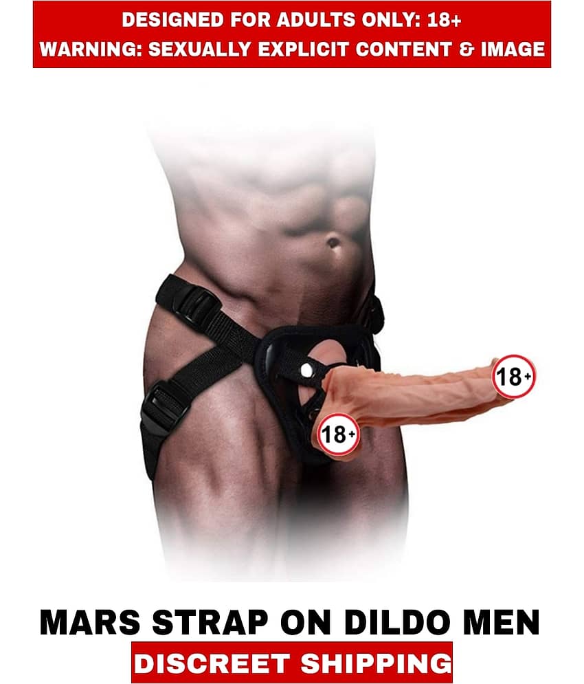 Sexual Wellness Adult Sex Toys Mars Strap On Hollow Soft Silicon Dildo with Adjustable Belt For Men