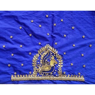 OMSAIFAB Cotton Silk Self Design Blouse Material view 2