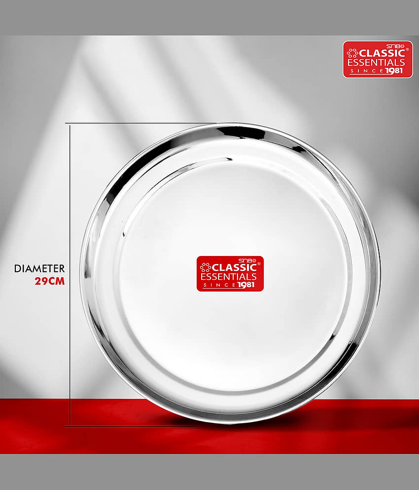 Classic Essentials 8 Pcs Stainless Steel Silver Full Plate view 2