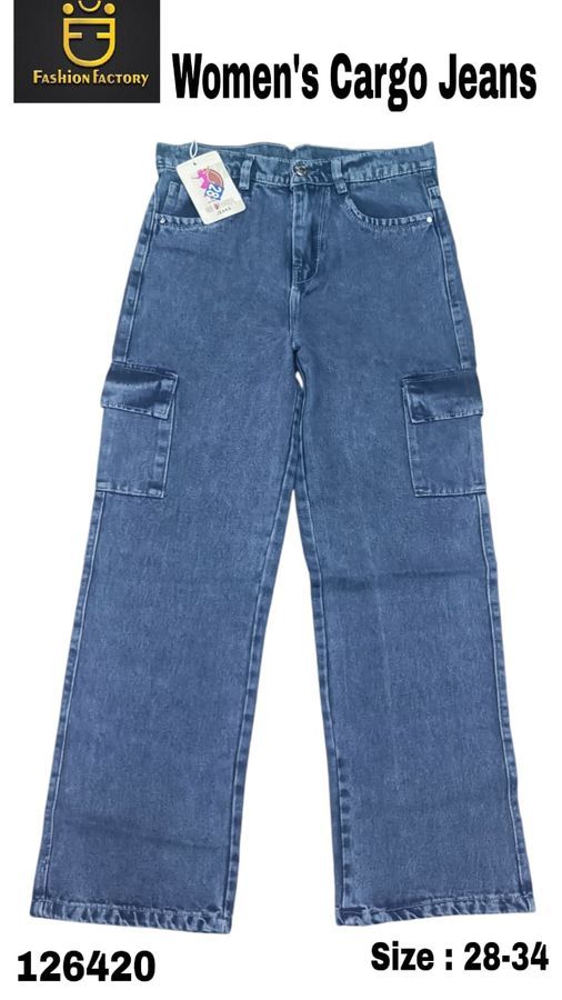 Women's Cargo Jeans (size-28)