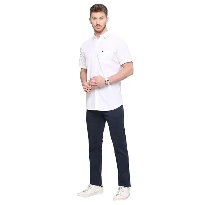 Grandstitch Mens Solid Cotton Half Sleeve Shirt view 2