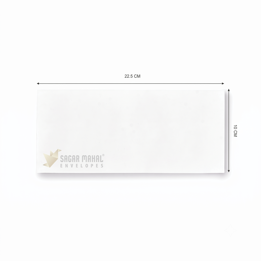 9 x 4 Inch White Envelope 90 GSM with Peel & Seal - Self-Sealing White Mailing Envelope - Easy Close, box of 250pcs