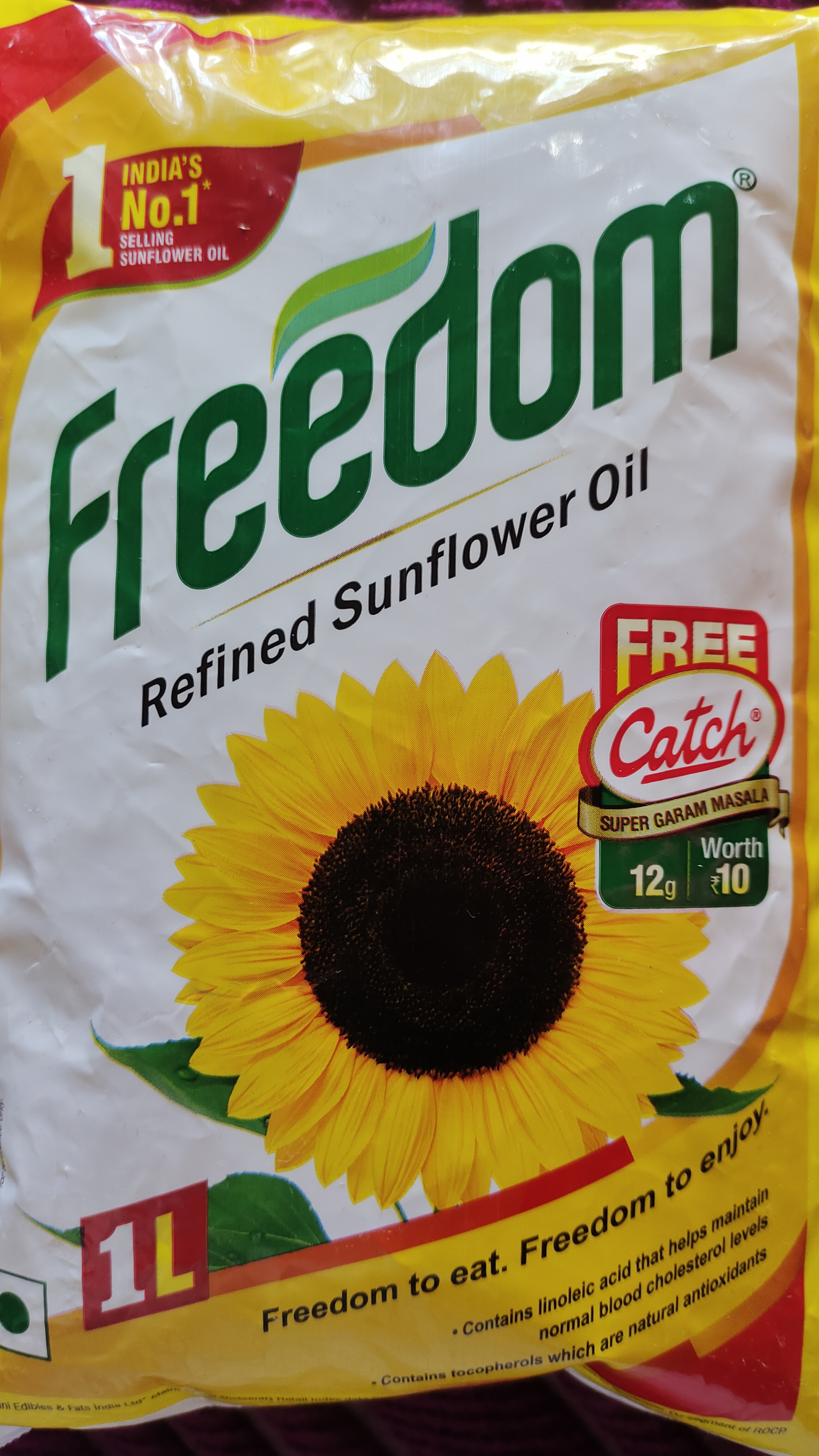 Freedom refined sunflower oil