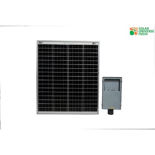 SUI 12W Conventional Solar LED Streetlight with external Battery Solar Panel included view 2