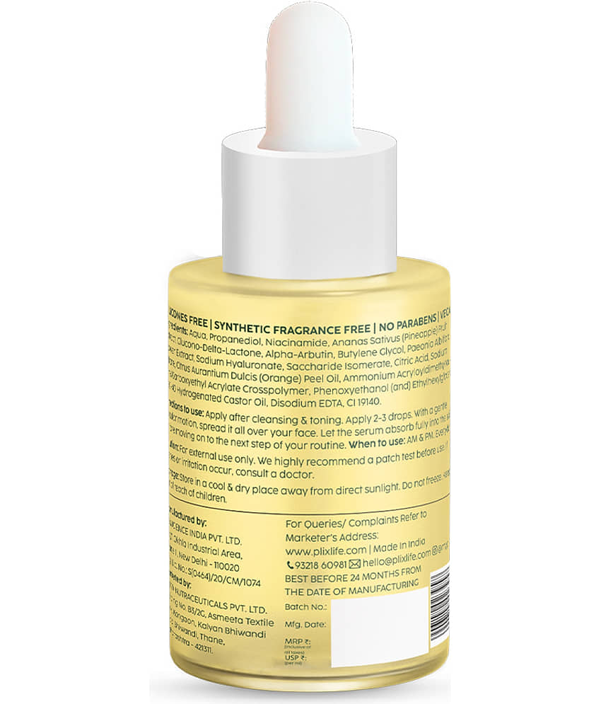 Plix Face Serum Niacinamide Pigmentation Reducing For All Skin Type ( Pack of 2 ) view 2