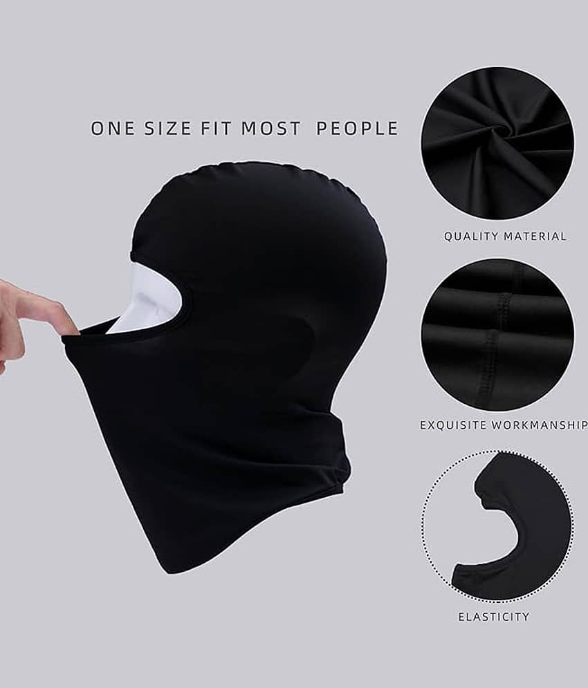 Bentag Black Polyester Anti Pollution Mask ( Pack of 1 ) view 2