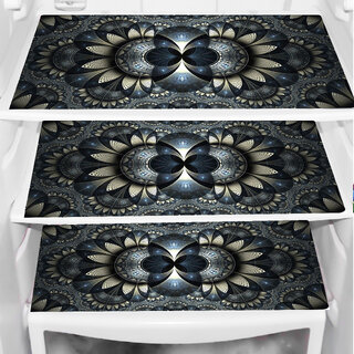 REVEXO Polyester Floral Pattern Fridge Covers view 2