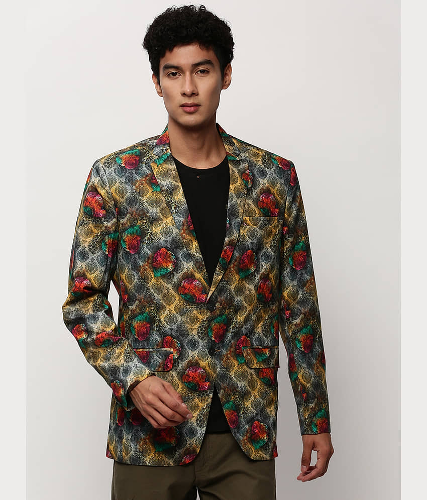 Showoff Cotton Men's Blazer - Grey ( Pack of 1 ) view 2