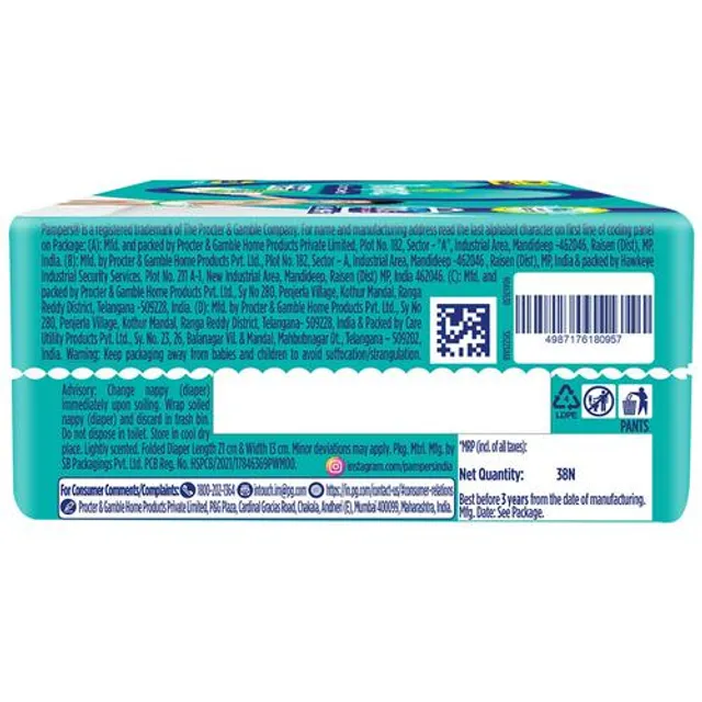 Pampers Diaper Pants Large 38 Pcs view 2