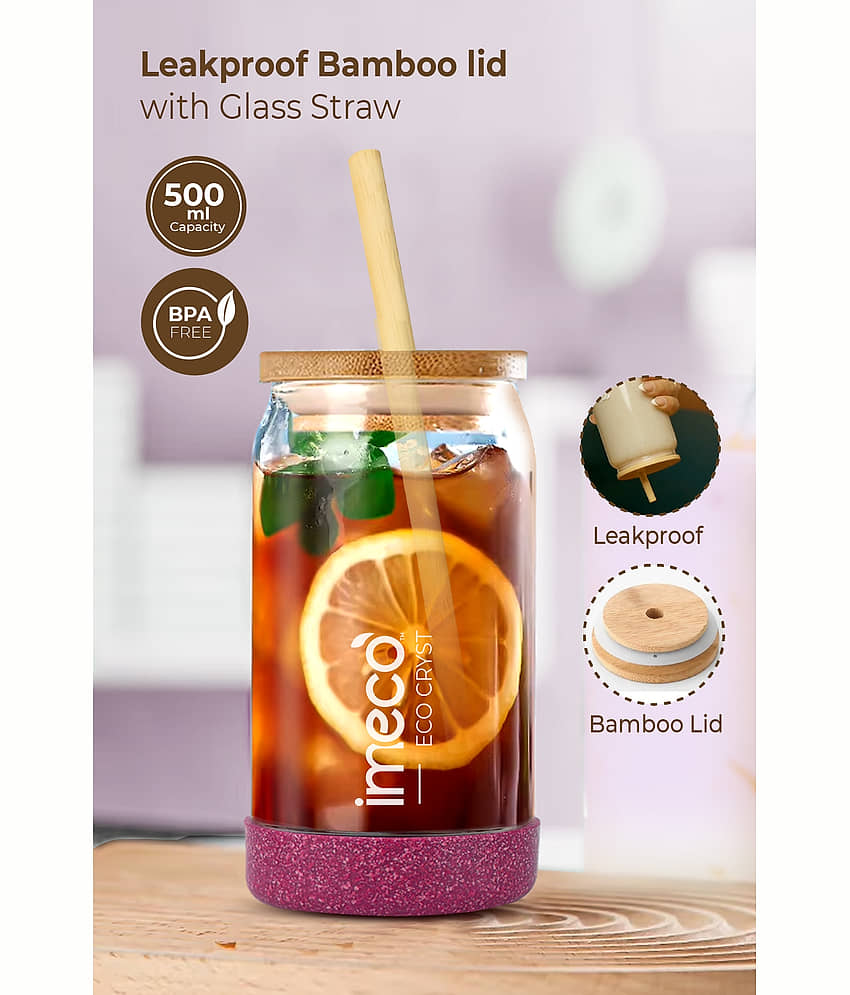 IMECO ECO CRYST Tumbler Solid Glass Coffee Mug 500 mL ( Pack of 1 ) view 2