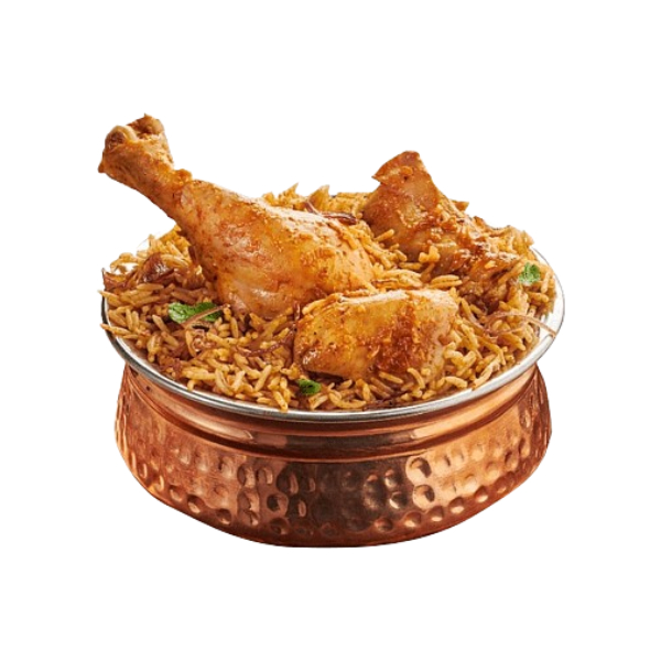 Chicken Dum Biryani Half