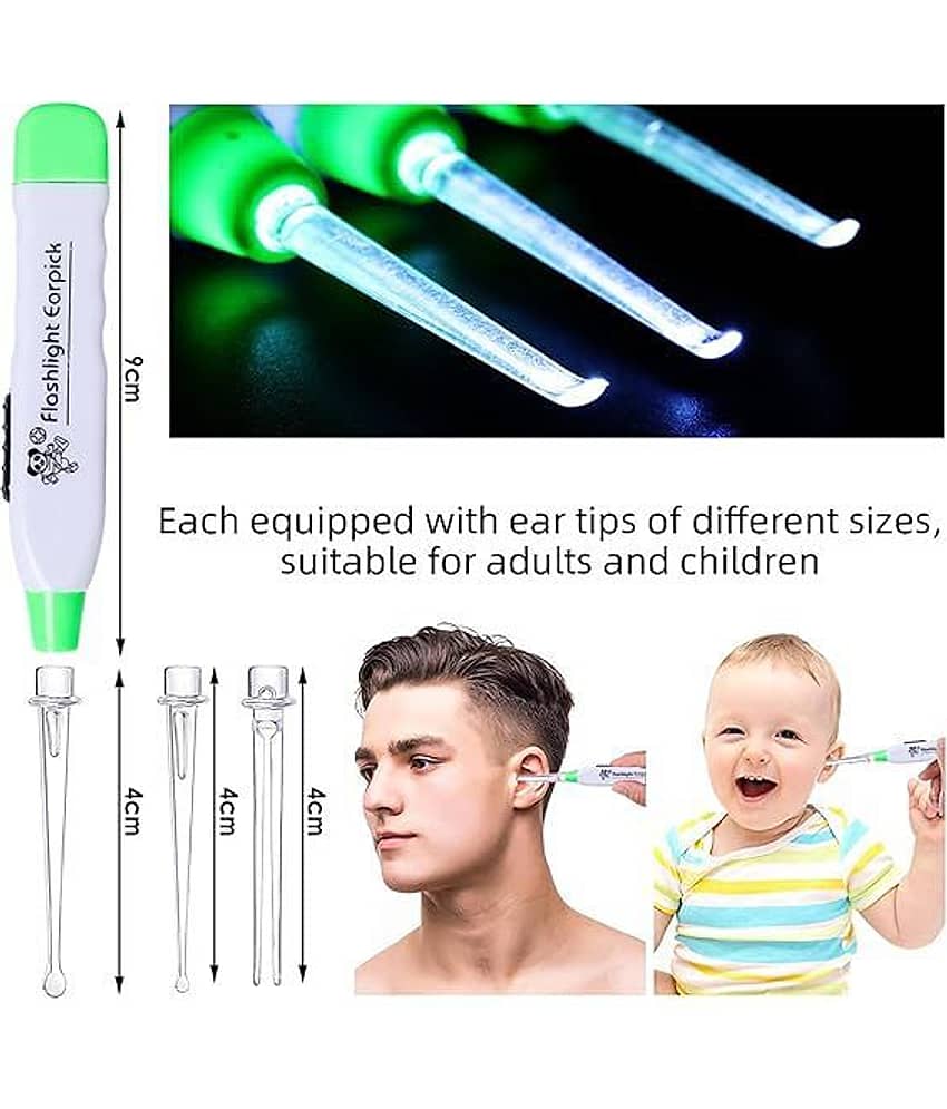 shop93 store Flashlight Ear Pick 2 Pcs Pack Of 1 (Assorted Color) view 2