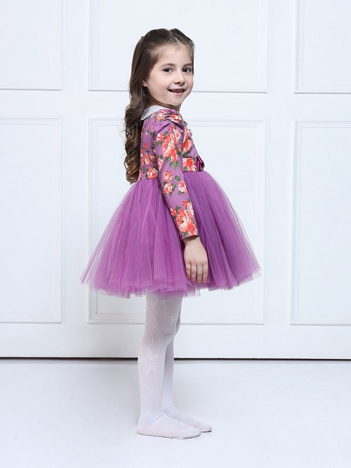 THE PONY & PEONY CO. Samaara - Girl Full Sleeves Dress view 2