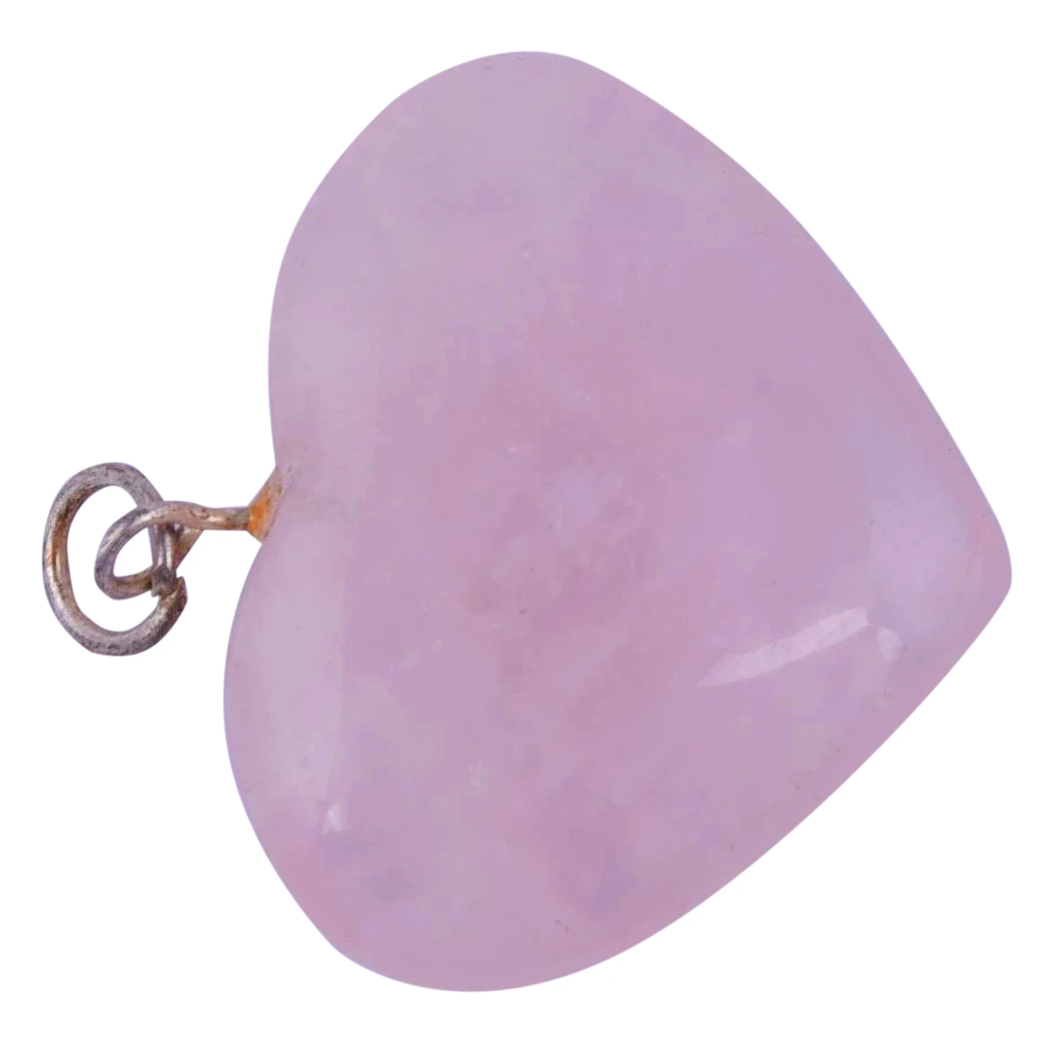 Rose Quartz Heart Pendant for Reiki Healing and Crystal Healing,Traditional Astrological Pendant for Women and Mens | Lucky Charm Positive Vibes Energy | Necklace,Pendant,Gifts(KI_32) by Krishna Impex view 2