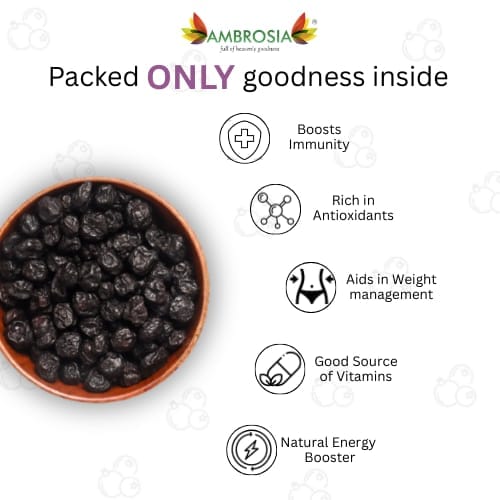 Ambrosia Dried Black Currants 250g (Pack of 1) view 2