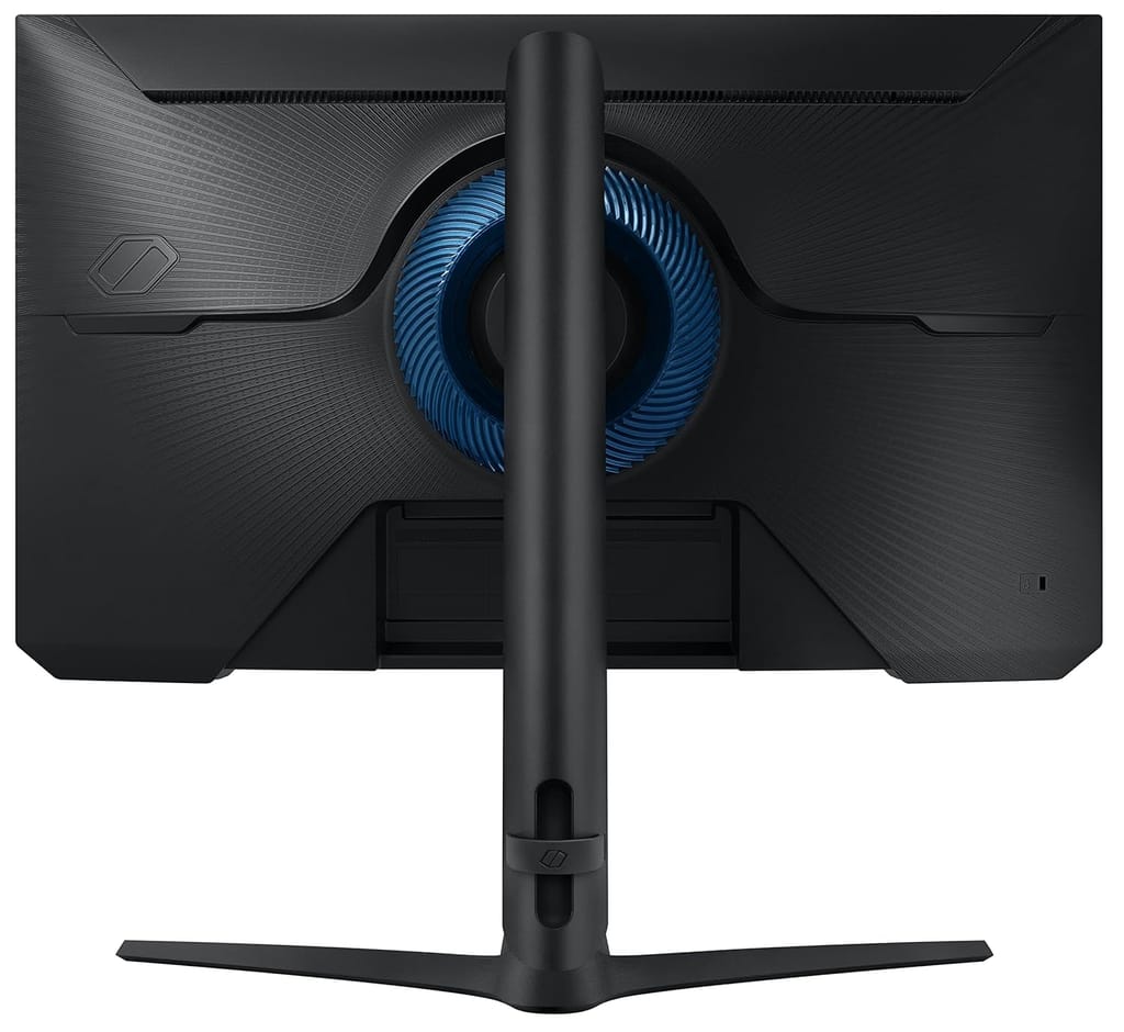 Samsung 25"(62.2cm) Odyssey G4 IPS Gaming Monitor|FHD 1920 x 1080|240Hz|1ms|400nits|SRGB 99%|Ports-HDMIx2,DP,Headphone|DP Cable|Height-Tilt-Pivot Adjustable Stand|Nvidia G-Sync|LS25BG400EWXXL|Black view 2