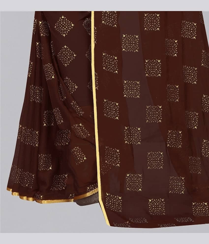 Rhey Chiffon Embellished Saree With Unstitched Blouse Piece ( Pink ) view 2