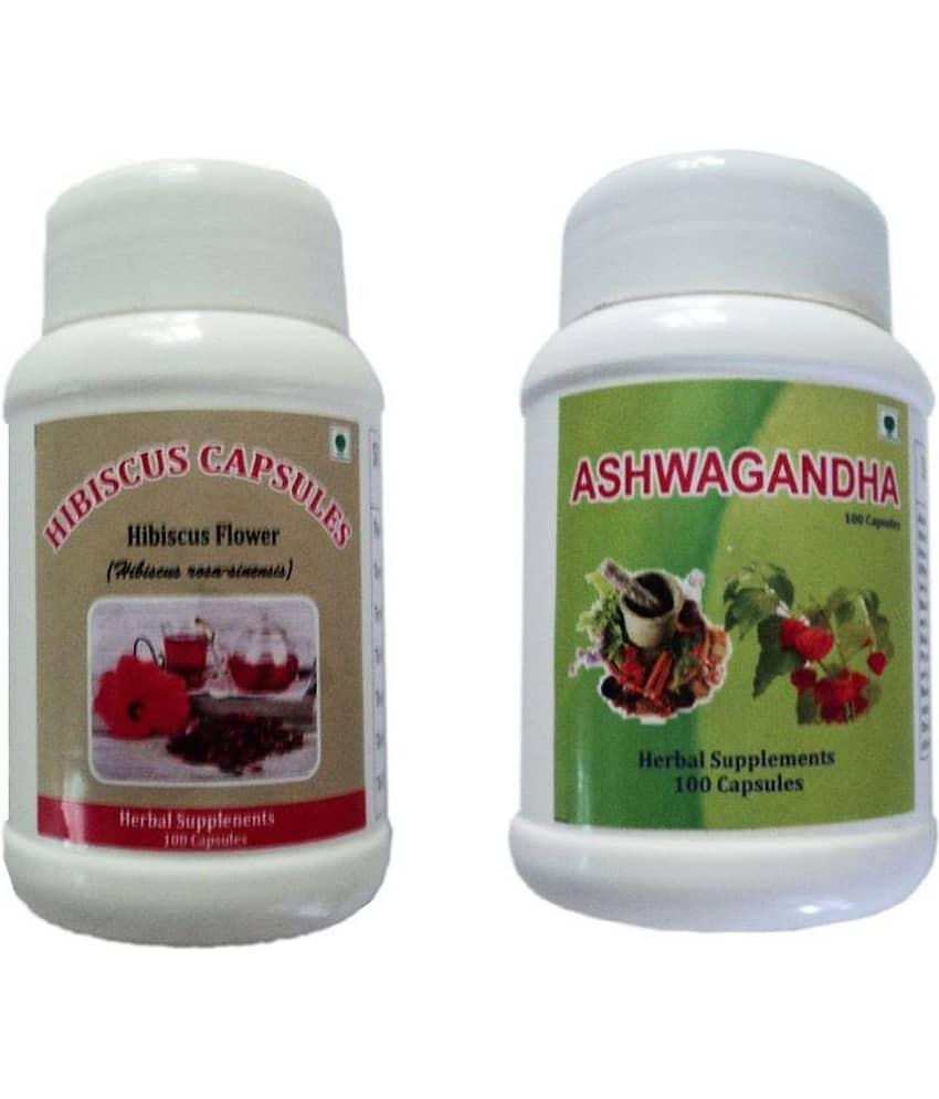 BioMed HIBISCUS CAPSULES,ASHWAGANDHA Capsule 100 no.s
