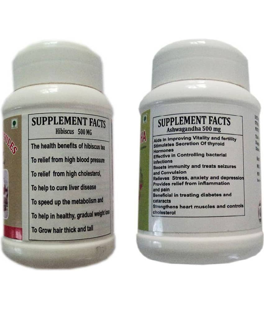 BioMed HIBISCUS CAPSULES,ASHWAGANDHA Capsule 100 no.s view 2