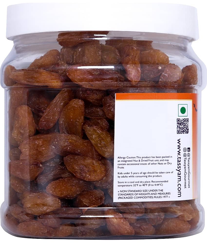 Tassyam Jumbo Munakka 500g | Dried Raisins Jar view 2