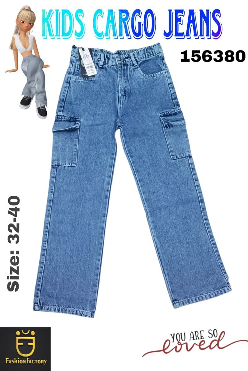 Kids Cargo Jeans (size-32) view 2