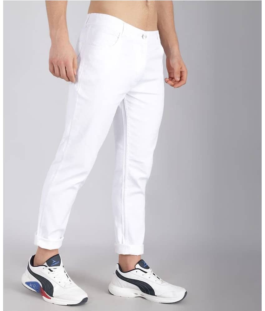 ZAYSH Slim Fit Solid Men's Jeans - White ( Pack of 1 ) view 2
