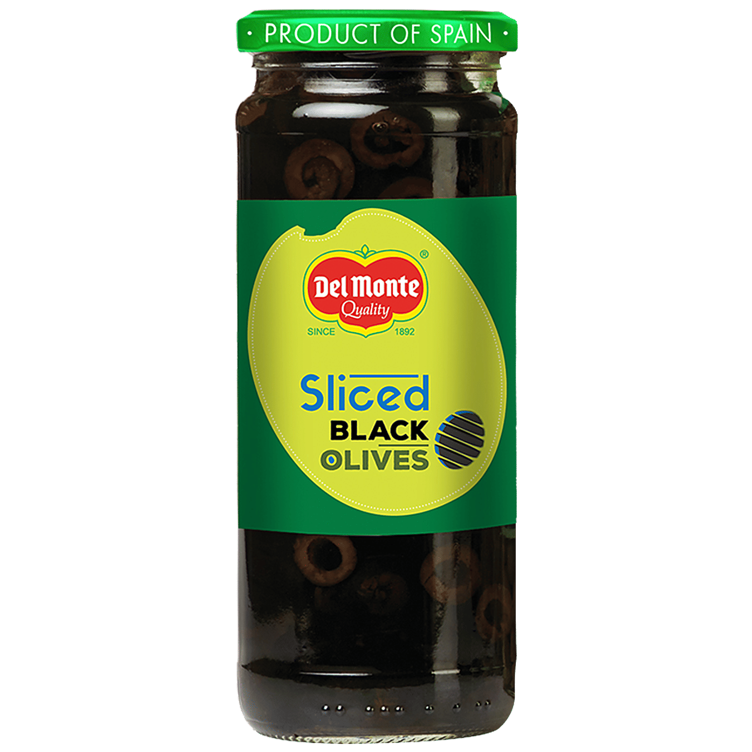 Del Monte Sliced Black Olives, 450 G Jar view 2