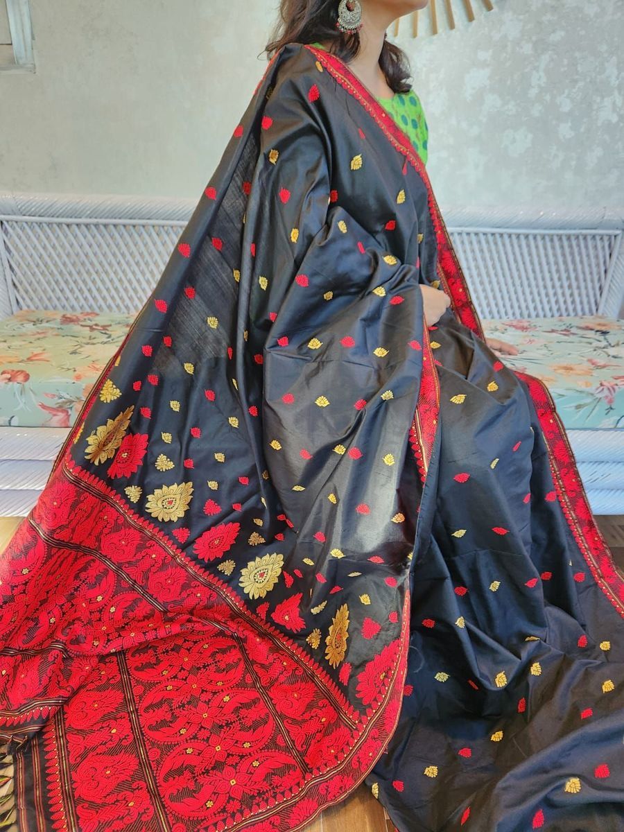 Mullberry Silk Saree view 2