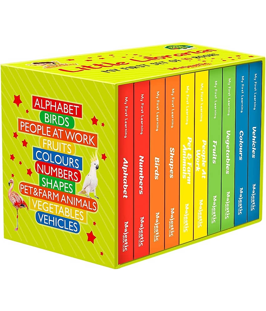 My First Library: Boxset of 10 Board Books for Kids view 2