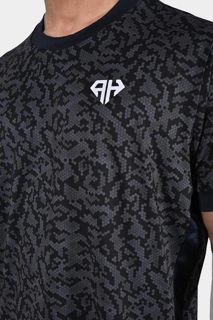 Black Camo Crew Neck view 2