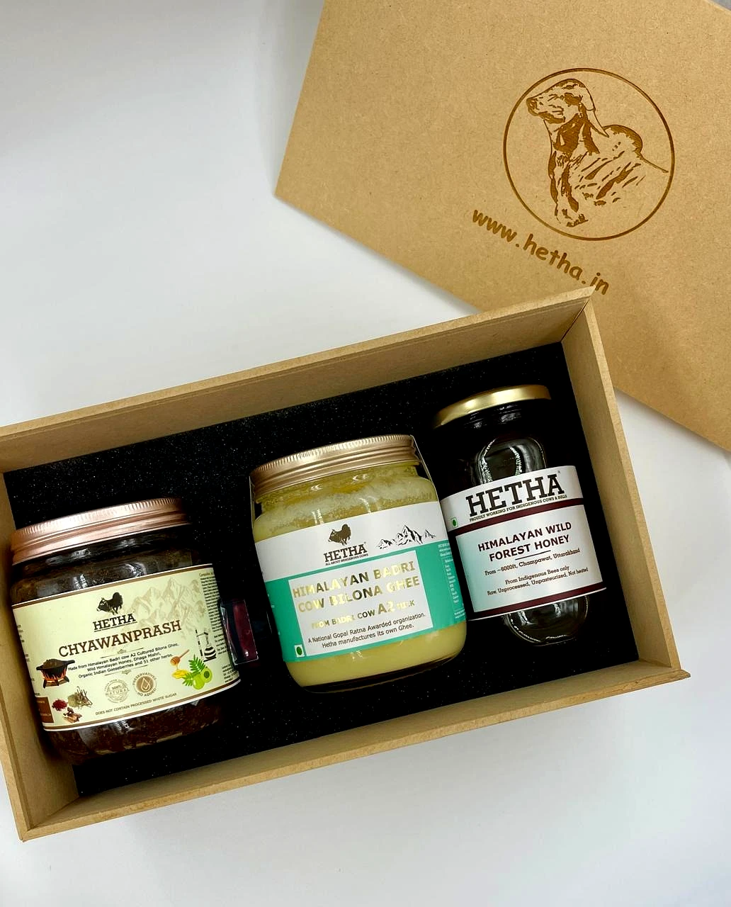 Hetha Gift Box (Type - With Himalayan Badri Ghee) by HETHA view 2