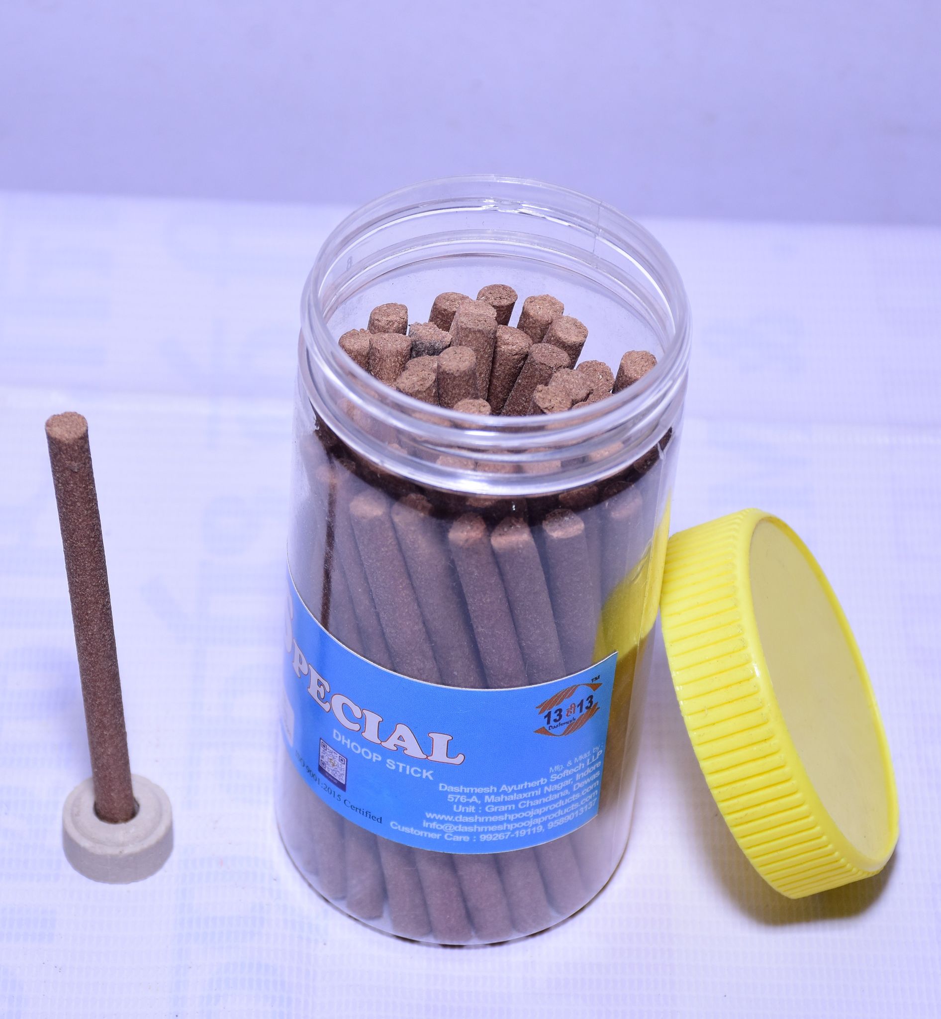 Dashmesh Special Dry Dhoop Stick Jar 100 gm view 2