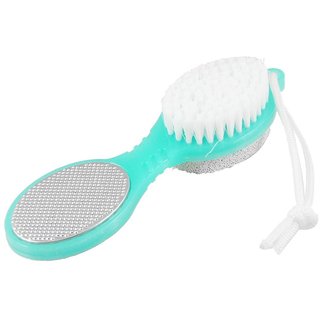 PEDISPIN CALLUS REMOVER 4 in 1 Pedicure Brush Set Cleans Scrub Buff Foot Scrubber Nail Brush Emery File foot spa home view 2