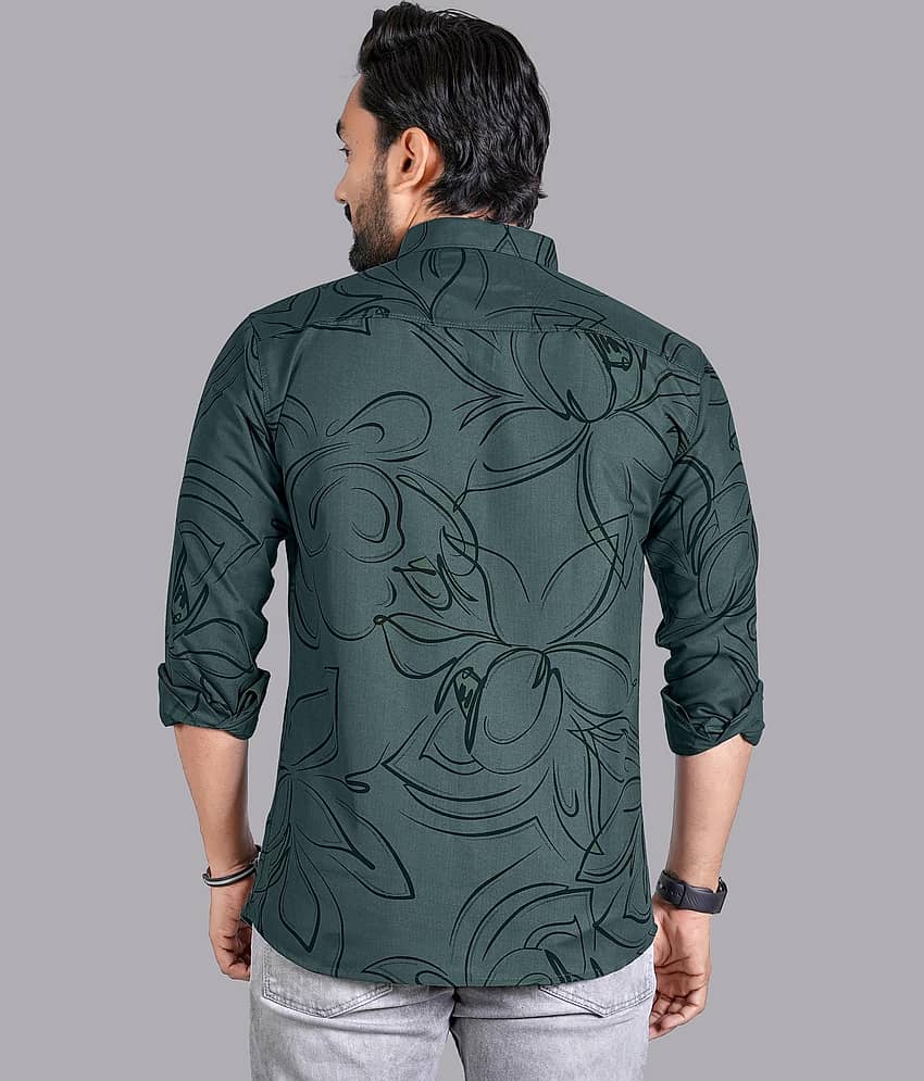 ADWYN PETER 100% Cotton Regular Fit Printed Full Sleeves Men's Casual Shirt - Multicolor 2 ( Pack of 1 ) view 2