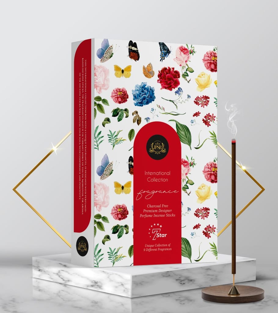 JPSR Lifestyle International Perfumes Premium Incense Sticks Gift Box - Set of 10 view 2