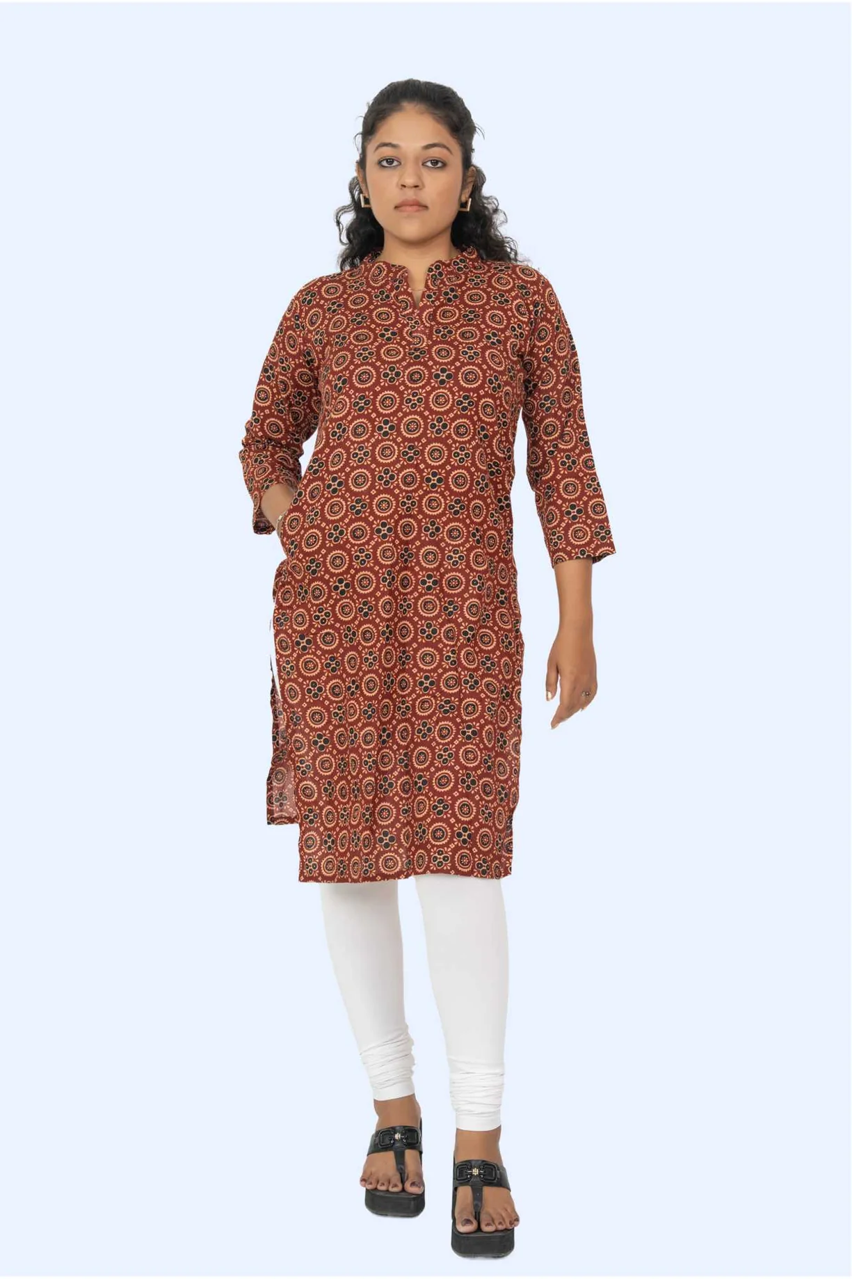 White Chudidar Leggings