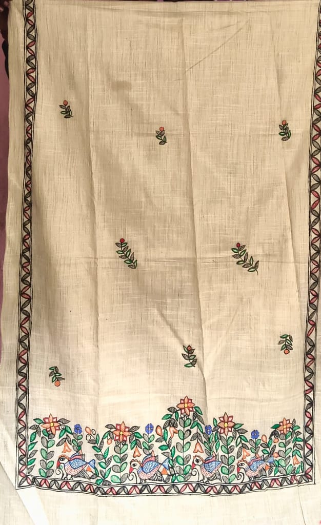 Madhubani Cotton Dupatta view 2