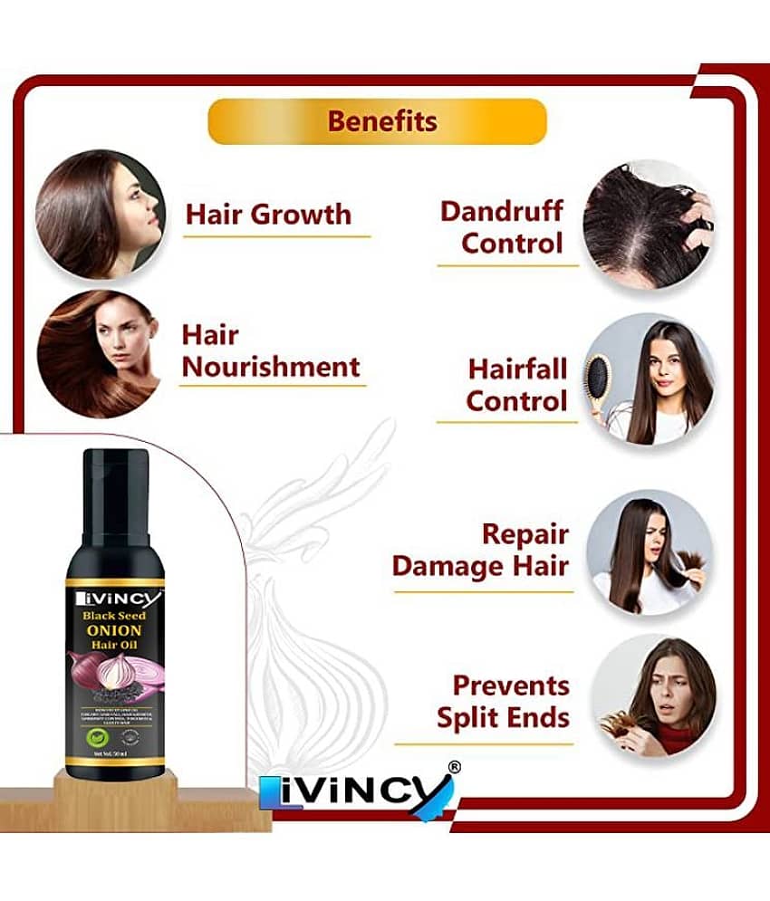 LIVINCY Anti Hair Fall Onion Oil 100 ml ( Pack of 2 ) view 2
