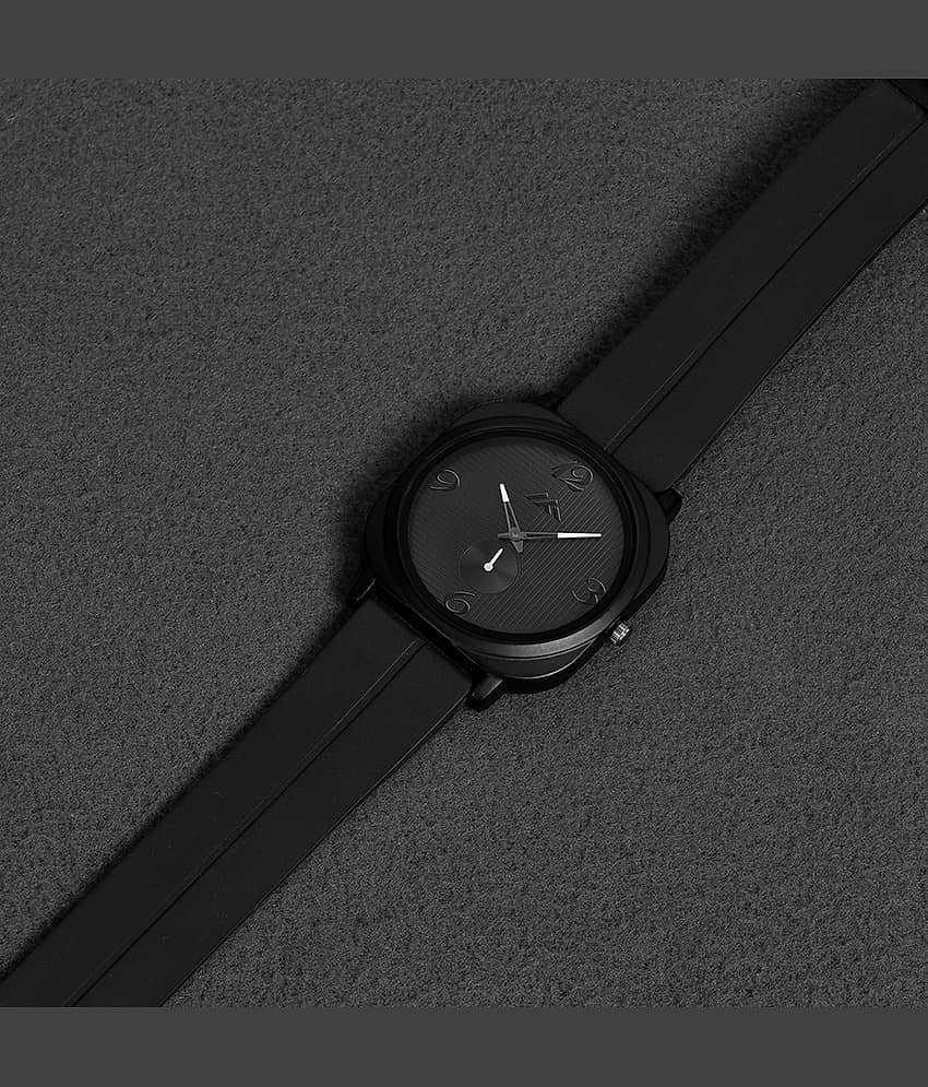 Trex Black Silicon Analog Men's Watch view 2