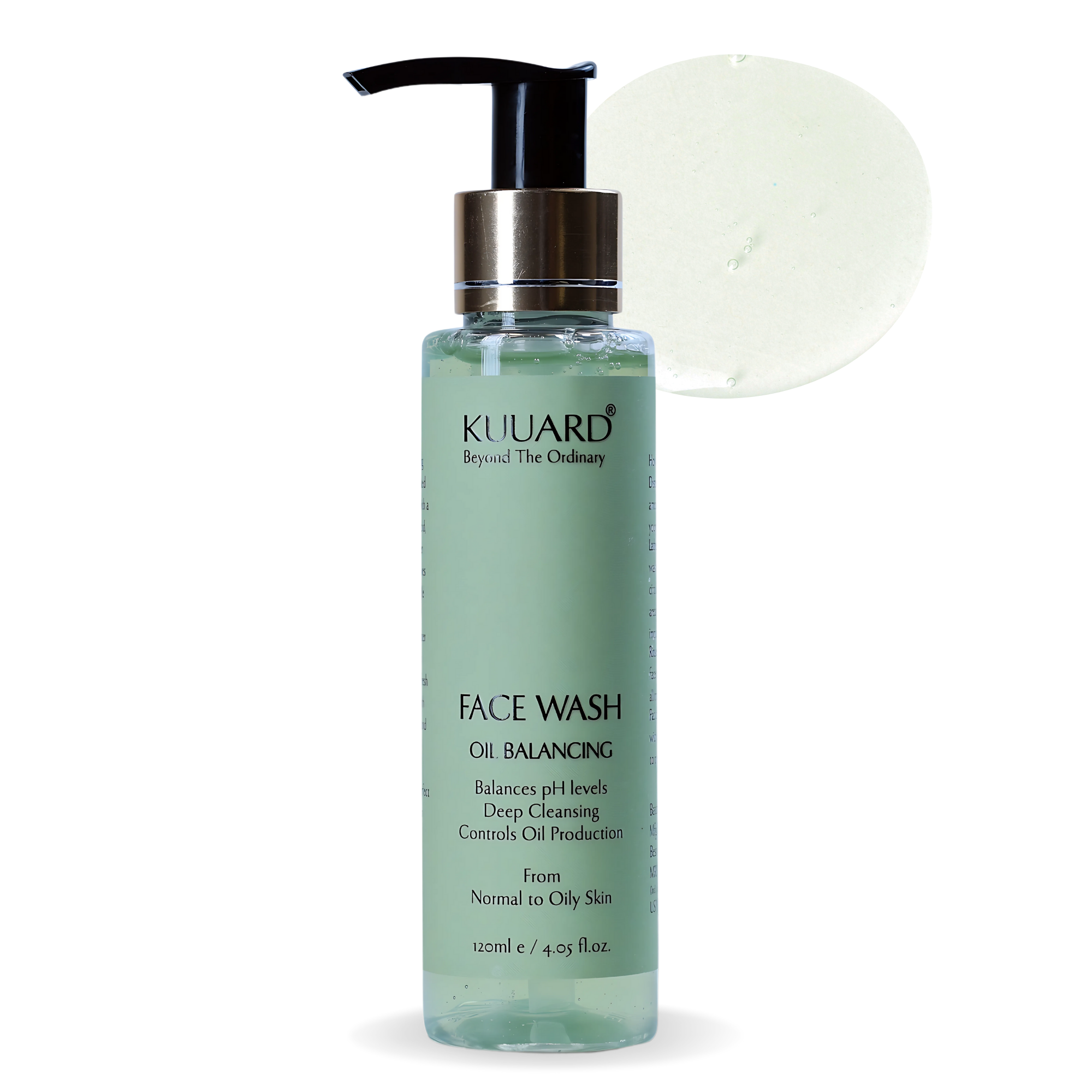 Kuuard Oil Balancing Face Wash | Deep Cleanse, Control Oil & Refresh Your Skin | Copper Peptides And Centella Asiatica