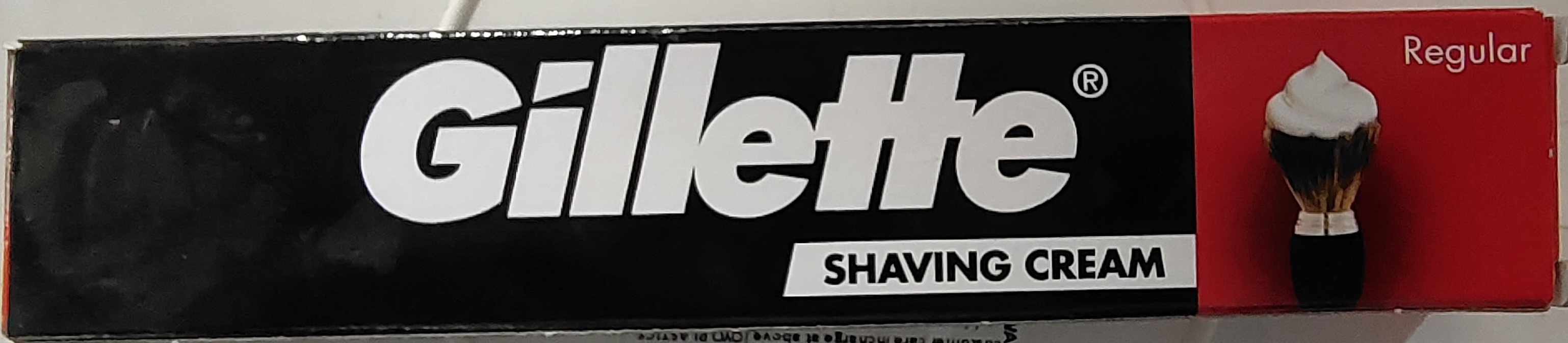 Gillette shaving cream regular