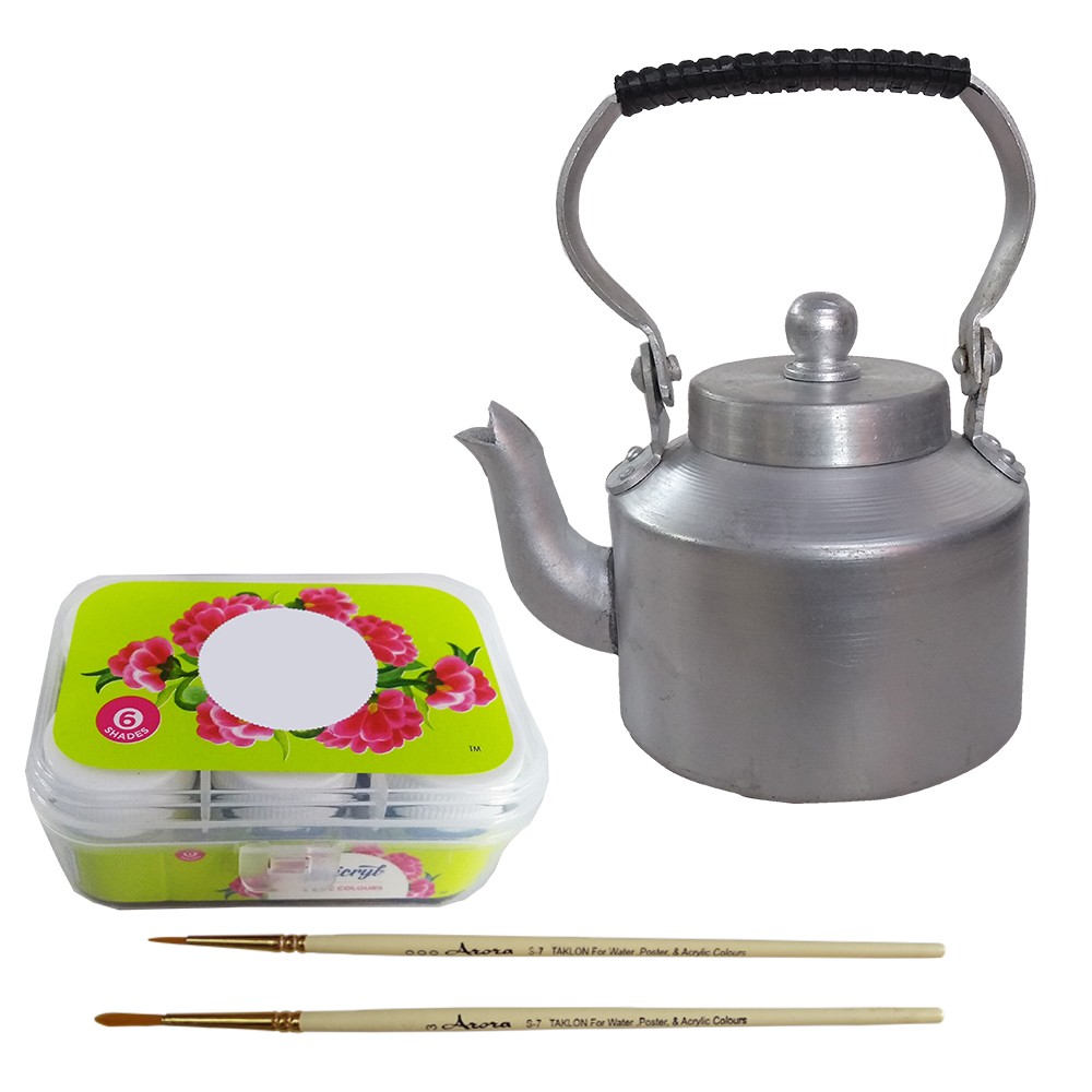 Gond Art on Kettle DIY Kit by Penkraft view 2