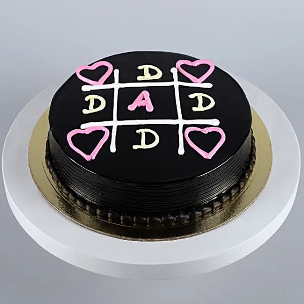 Happy Father's Day Truffle Cake Half Kg view 2